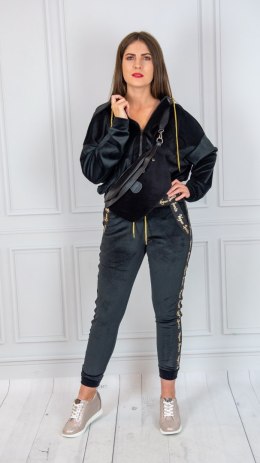Bluza Dresowa Ze Złotymi Lampasami LATYNKA Moda Sanok