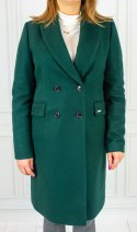 Damski płaszcz KAREN - butelkowa zieleń - Moda Sanok Damski płaszcz KAREN - butelkowa zieleń - Moda Sanok