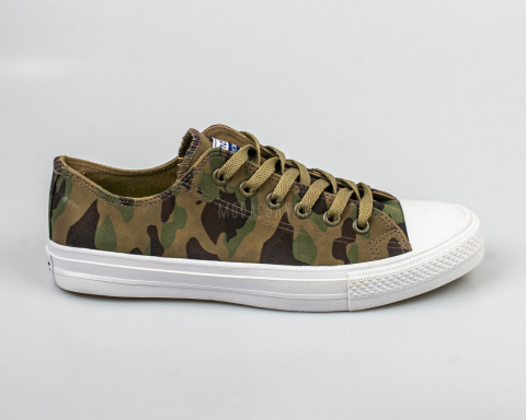 Wygodne i praktyczne trampki Sandic ze wzorem moro w kolorze khaki - MODA SANOK Wygodne i praktyczne trampki Sandic ze wzorem moro w kolorze khaki - MODA SANOK