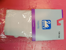 Bawełniane rajstopki dla dziewczynki WOLA Basic Tights - MODA SANOK
