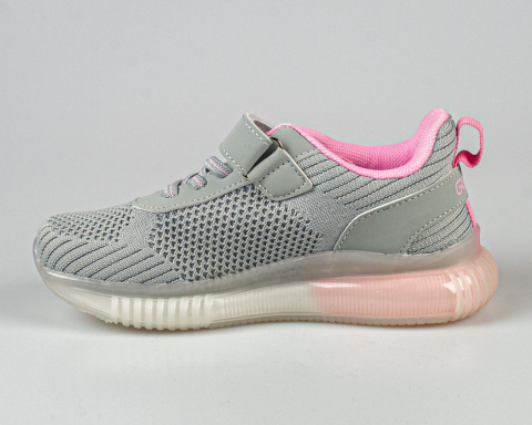 Buty sportowe dziewczęce lekkie zapinane na rzep - MODA SANOK