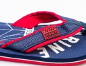 Granatowe japonki z czerwonymi detalami SUPER GEAR - MODA SANOK