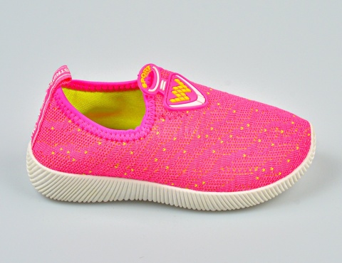 Różowe dziewczęce buty sportowe siateczkowe APAWA - MODA SANOK