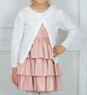 Biały elegancki sweterek dziewczęcy JOMAR - MODA SANOK Biały elegancki sweterek dziewczęcy JOMAR - MODA SANOK