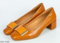 Damskie czółenka w kolorze camel - SERGIO LEONE - Moda Sanok Damskie czółenka w kolorze camel - SERGIO LEONE - Moda Sanok