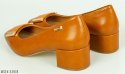 Damskie czółenka w kolorze camel - SERGIO LEONE - Moda Sanok Damskie czółenka w kolorze camel - SERGIO LEONE - Moda Sanok