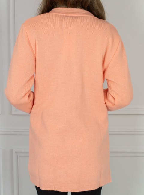 Dziecięcy brzoskwiniowy kardigan JOMAR - MODA SANOK