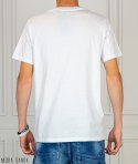 Męska biała koszulka T-shirt z napisem dont Quit Just Yuppi Moda Sanok Męska biała koszulka T-shirt z napisem dont Quit Just Yuppi Moda Sanok