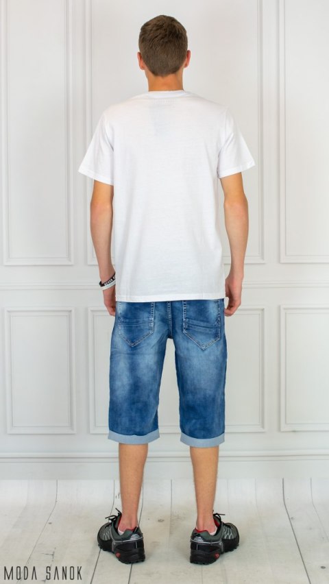 Męska biała koszulka T-shirt z napisem dont Quit Just Yuppi Moda Sanok Męska biała koszulka T-shirt z napisem dont Quit Just Yuppi Moda Sanok