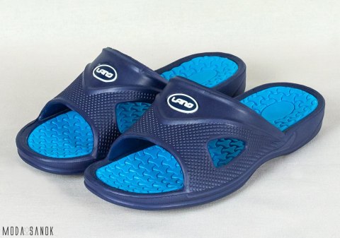 Niebiesko granatowe klapki męskie LANO Moda Sanok Niebiesko granatowe klapki męskie LANO Moda Sanok