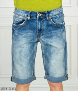 Spodenki jasne Jeans męskie Black Ace Moda Sanok