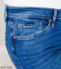 Spodnie damskie ciemne niebieskie granatowe Cross Jeans Moda Sanok