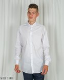 Biała koszula męska z długim rękawem Lazarotte wzrost 170-176 - MODA SANOK Biała koszula męska z długim rękawem Lazarotte wzrost 170-176 - MODA SANOK