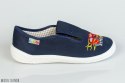 Granatowe pantofle z czerwoną wyścigówką Speed NAZO - MODA SANOK Granatowe pantofle z czerwoną wyścigówką Speed NAZO - MODA SANOK