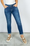 Jeansy damskie z szerszymi nogawkami - Moda Sanok Jeansy damskie z szerszymi nogawkami - Moda Sanok
