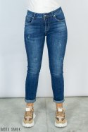 Jeansy damskie z szerszymi nogawkami - Moda Sanok Jeansy damskie z szerszymi nogawkami - Moda Sanok