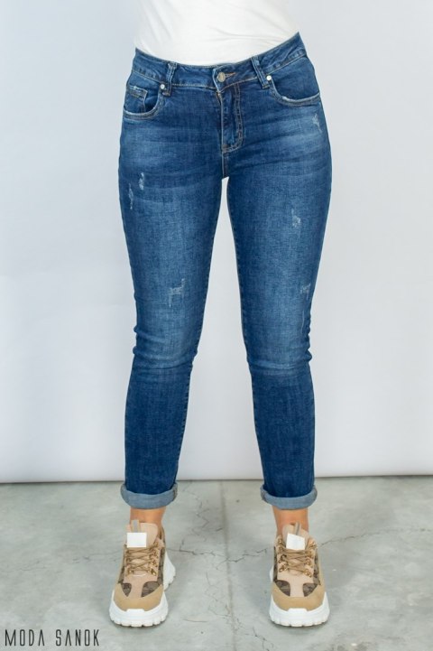 Jeansy damskie z szerszymi nogawkami - Moda Sanok Jeansy damskie z szerszymi nogawkami - Moda Sanok