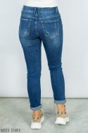 Jeansy damskie z szerszymi nogawkami - Moda Sanok Jeansy damskie z szerszymi nogawkami - Moda Sanok