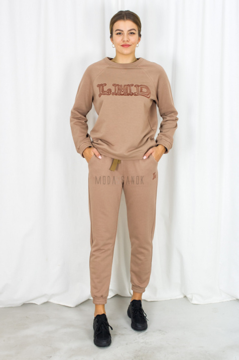 Komplet dresowy Lemonada damski - brąz - Moda Sanok Komplet dresowy Lemonada damski - brąz - Moda Sanok