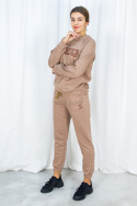Komplet dresowy Lemonada damski - brąz - Moda Sanok Komplet dresowy Lemonada damski - brąz - Moda Sanok