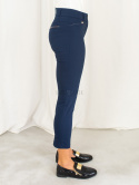 Spodnie damskie eleganckie MTM cygaretki 7/8 - granatowe - Moda Sanok Spodnie damskie eleganckie MTM cygaretki 7/8 - granatowe - Moda Sanok